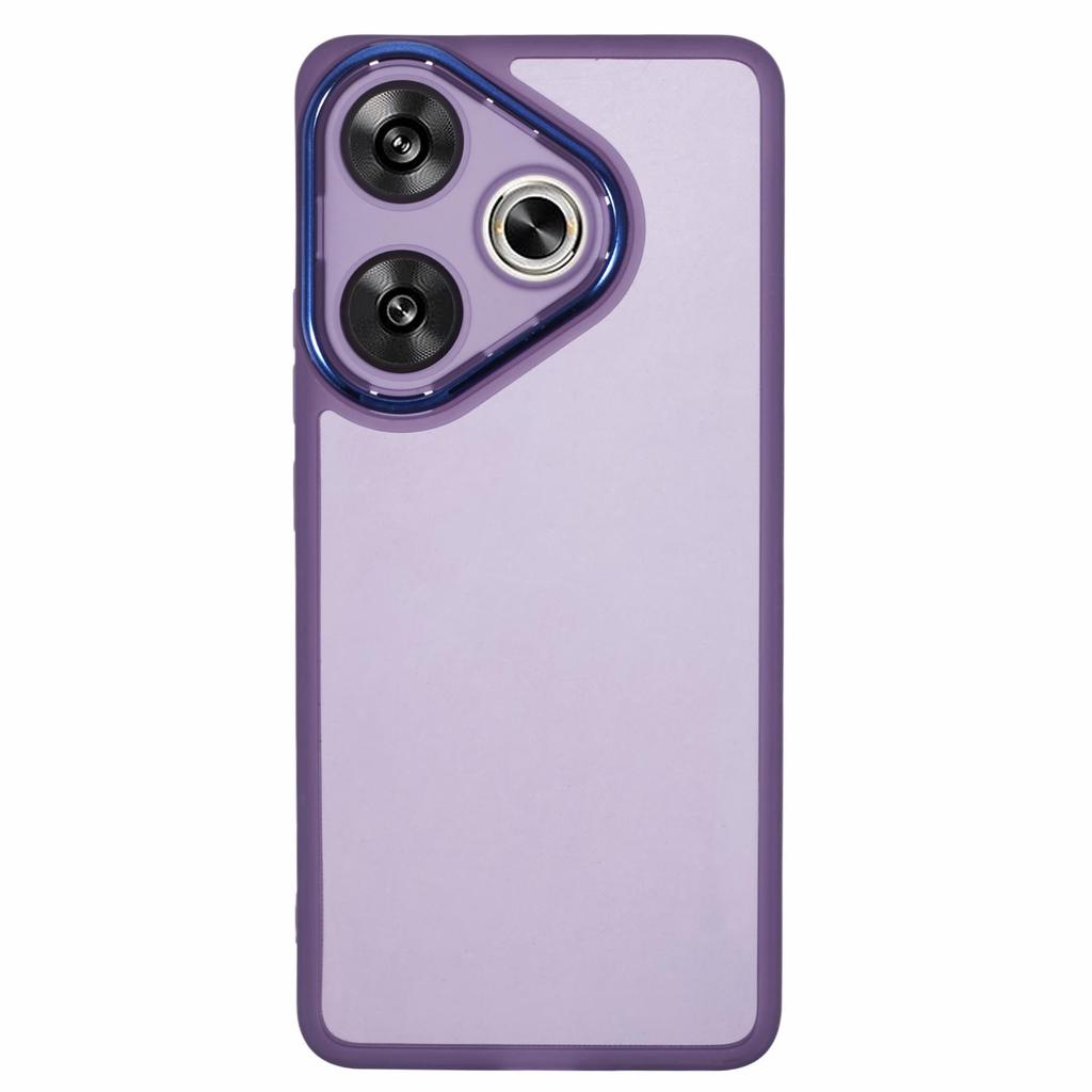 DKSM Series For Xiaomi Poco F6 5G/Redmi Turbo 3 5G Case Electroplated Camera Frame TPU Phone Cover