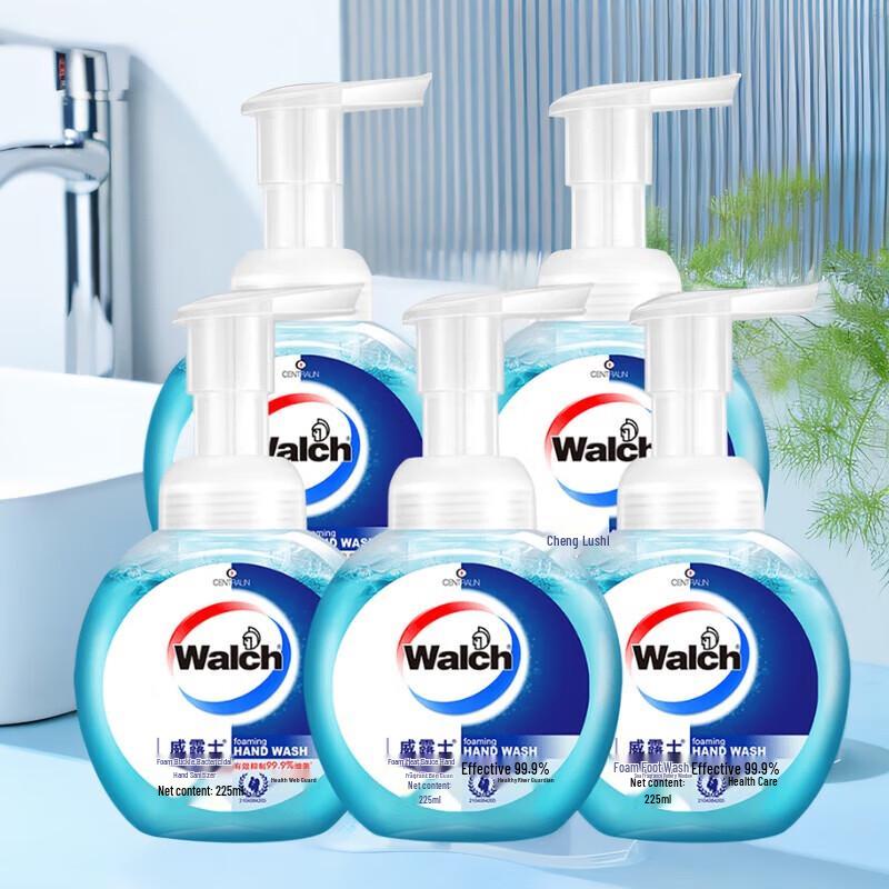 Walch Foam Antibacterial Hand Wash 5-Bottle Set
