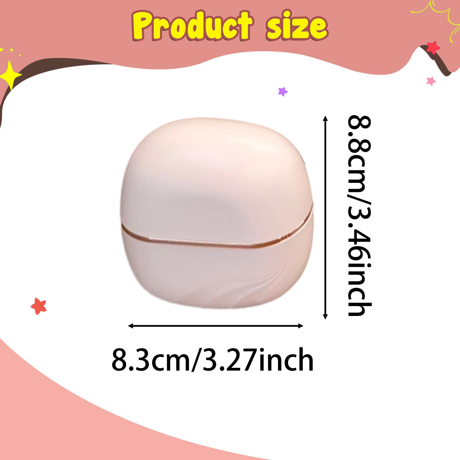 

New Mini Hair Straightener Brush 3 Temperature Settings Heated Quickly Anti-Scald Shell Straightening Brush USB Charging for Tra рожевий