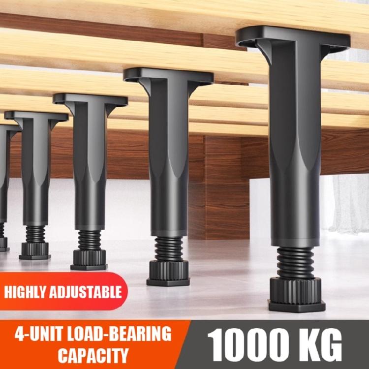 4Pcs Strong Load Bearing Bed Support Legs Furniture Hardware Feet For Furniture Leveling Stable Base Easy to Install