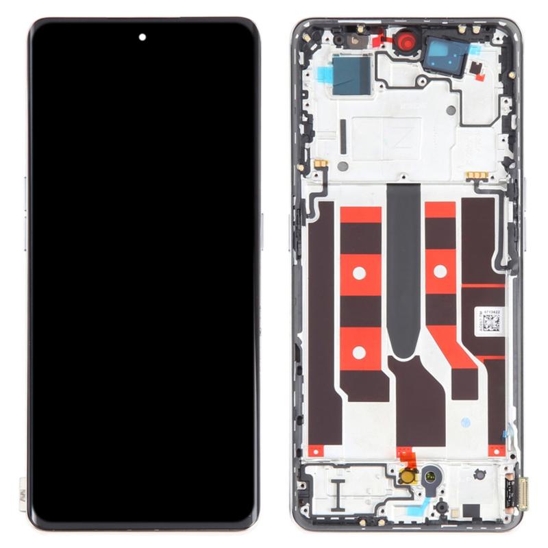 

For Oppo Reno8 T 5G OEM Grade S AMOLED Screen and Digitizer Assembly+Frame Part (without Logo) (Front Camera Middle Hole Version) Gold