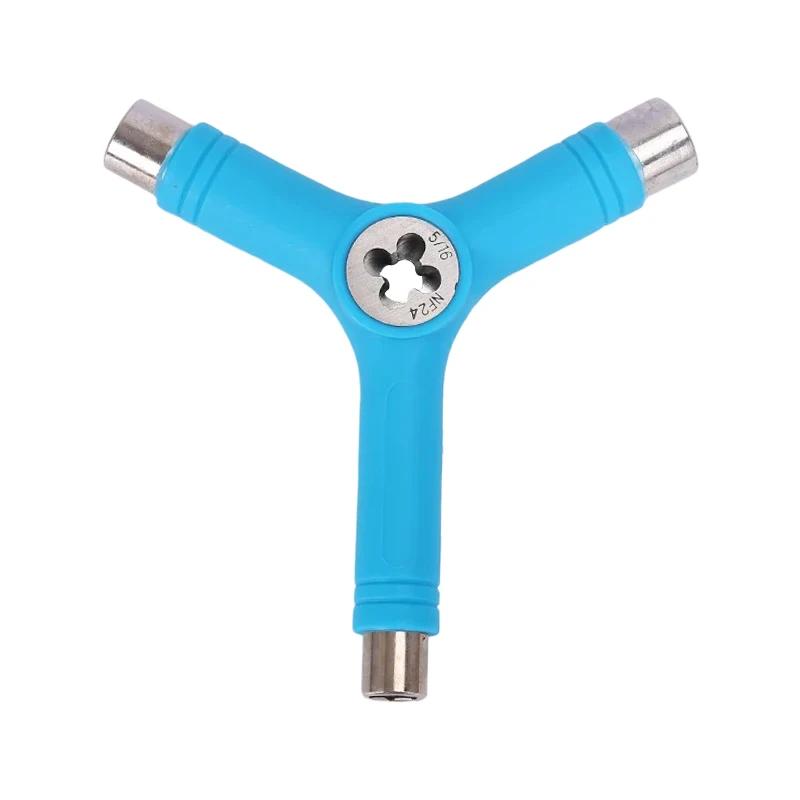 High Quality Y Shape Multi-Function Longboard All In One Screwdriver Roller Skate Tool Skate Tools Skateboard Wrench Tool
