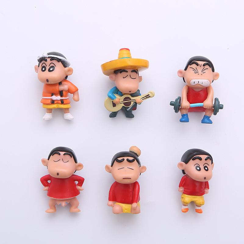 Adorable Crayon Shin Chan Pvc Figure Collectible For Kids Birthday Gift Decoration