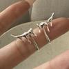 925 Sterling Silver Earrings For Women Trendy Simple Waterdrop Shape Earring Jewelry Prevent Allergy Party Accessories