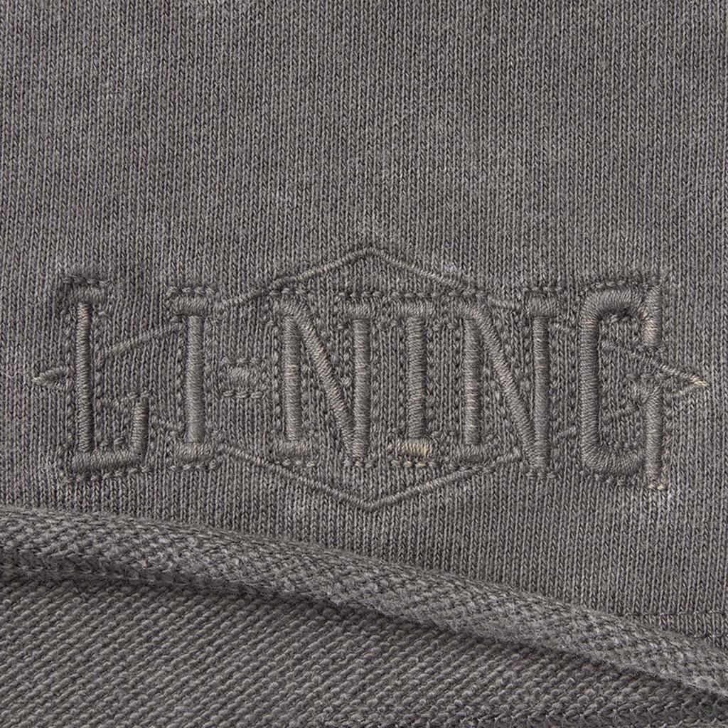 Li-Ning Sports Lifestyle Series Letter Mid-Waist Drawstring Breathable Versatile Straight-Cut Casual Shorts Men Shorts Street-Grey AKSV527-3