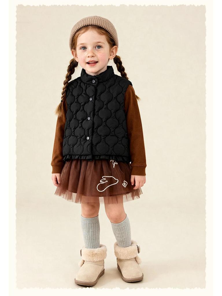 Tongbei Kids' 2025 Winter Warm & Windproof Vest - Versatile & Stylish