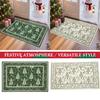 Christmas Festival Decoration Entrance Door Corridor Carpet Non-Slip And Stain-Resistant Mat Home Decoration