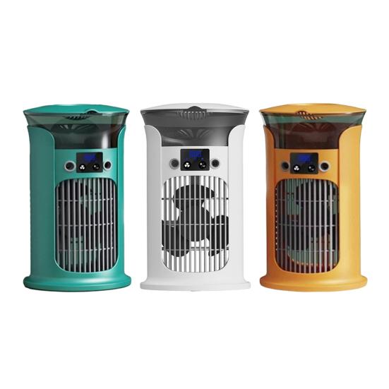 Desktop Misting Fan, Portable Cooling Fan with Spray, 3 Speed USB Rechargeable Mini Air Cooler for Home Office