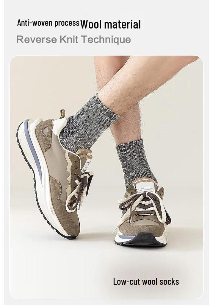 Zhuohe Classic Merino Wool Socks - Large European Size for Mountain Climbing & Hiking