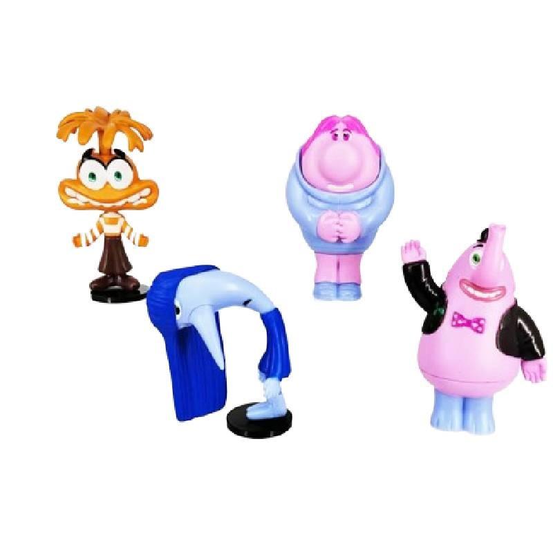 Colorful Pvc Brain Battle Figurines Set 10 Unique Cake Decoration Toys Bagged