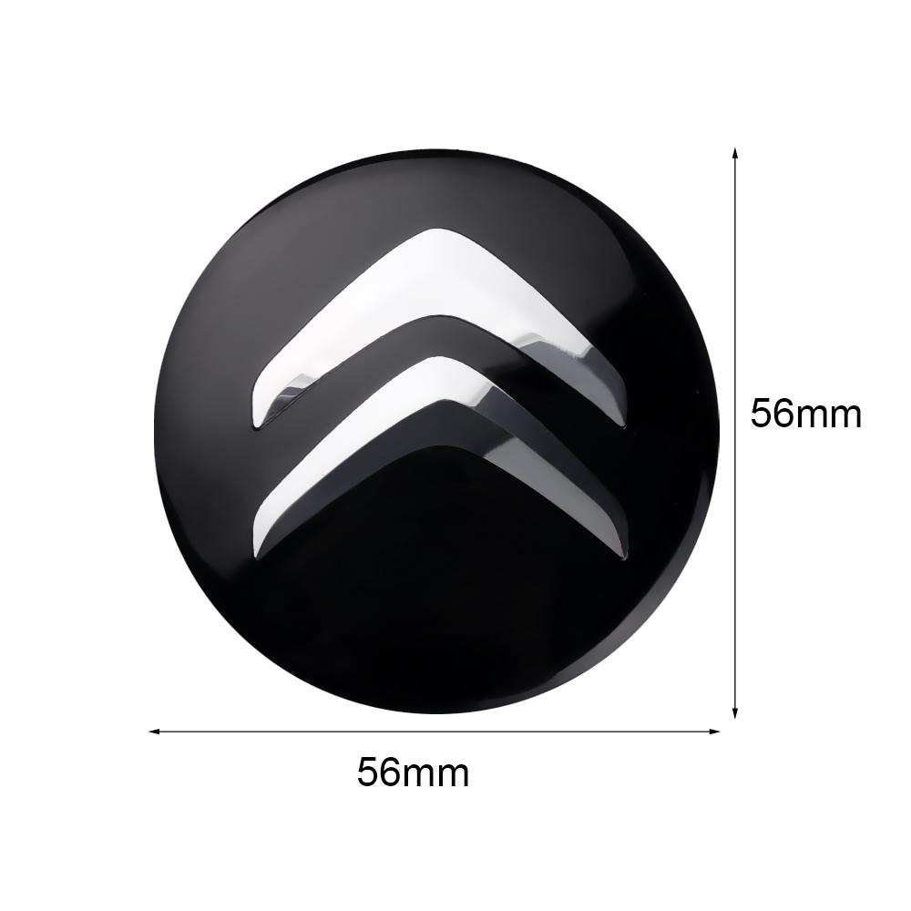 4Pcs Car Wheel Center Caps Badge Tire Hub Sticker Decoration For Citroen DS6 DS VTS C1 C2 C3 C4 C5 C6 C8 C4L DS3 DS4 DS5 DS5LS