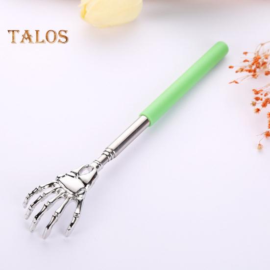 5Pcs Extendable Back Scratcher Heavy Duty Stainless Steel Portable Hard-to-Reach Areas Telescopic Back Scratcher Massager Tools