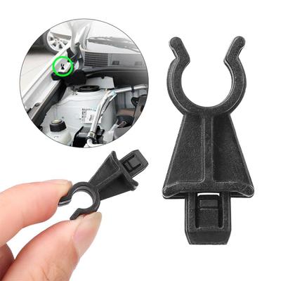 Universal Car Parts Replacement 65722EB300 Hood Bonnet Support Clip Prod Rod Clamp Black Retainer