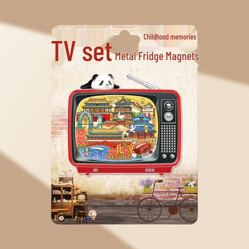 Magnetic Metal Refrigerator Magnets: City-Themed Cultural Souvenirs and Creative Tourist Gifts