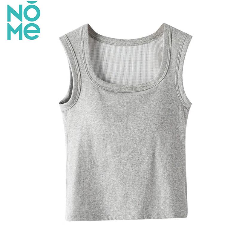 NOMe Women s Sleeveless Tank Top with Built-in Bra Pad M