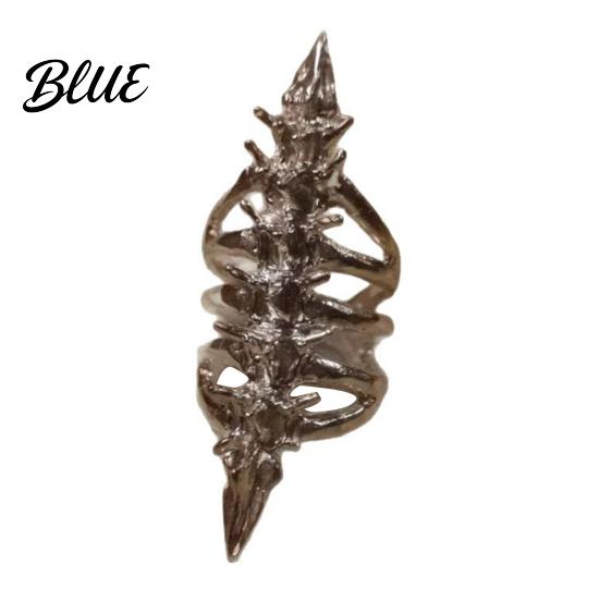 Durable Ring Finger British Gothic-Style Skeleton Shape Non-fading Band Scratch