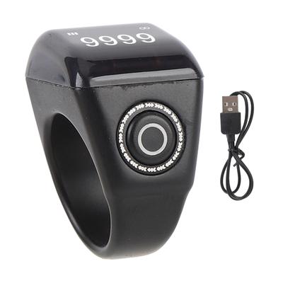 Electronic Finger Counter Smart IP67 Rain Proof Rechargeable Digital Tasbih Finger Counter for
