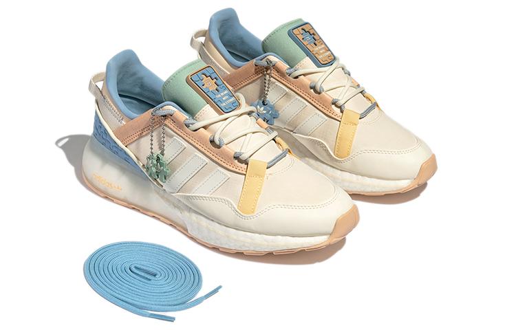 adidas Originals Unisex Zx 2K Boost Pure Niedrige Laufschuhe Beige/Gelb GZ3416