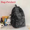 Nylon School Backpack For Girls And Boys With Design And Animal Print For Middle School Use