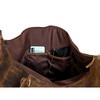 Leather Trolley Duffle bag Genuine Handmade Leather Rolling Travel Duffel Men Leather Overnight Weekender Duffel Personalized Gift Bag