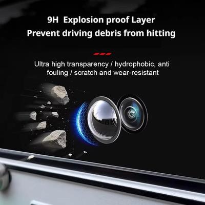Autokamera-Objektiv Transparente Schutzabdeckung Universell Frontstoßstange Kamera 360° Rundum-Objektivschutz PC-Objektivschutz Abdeckungs-Set