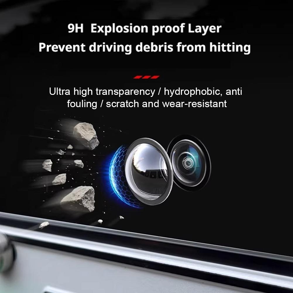 2Pcs Universal Car Camera Protective Cover 360 Surround View Reverse Camera Shield Rain Guard Anti-Mud Lens Cap For Auto Camera