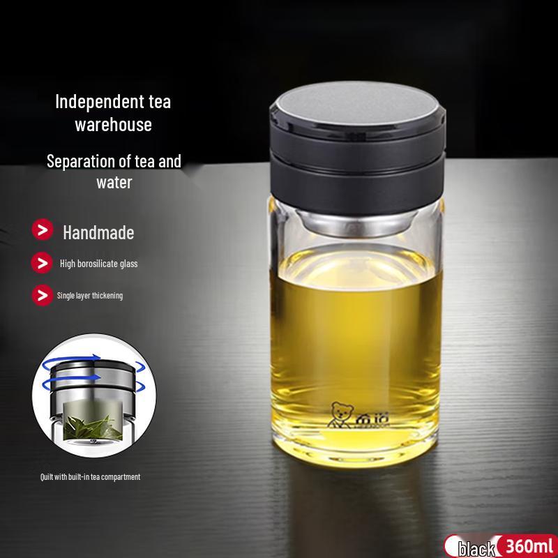 Heenoor Tea Infuser Glass Cup