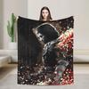 Warm Soft Blankets Airplane Travel Clair Obscur Expedition 33 Game Bedding Throws Flannel Bedspread For Home Decor Sofa Bed