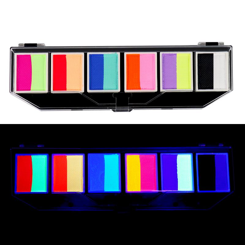 In-Stock 6-Color Dual-Tone Washable Face & Body Paint Cream for Kids