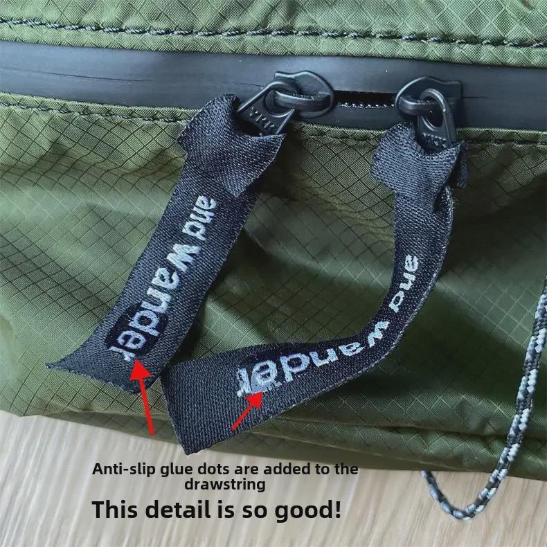 Ultradünne 3m Reflektierende Wasserdichte DuPont Nylon Karomuster Hüft- und Brusttasche