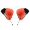 Halloween Katzenohr Plüsch-Stirnband - Süßes & Lustiges Haaraccessoire