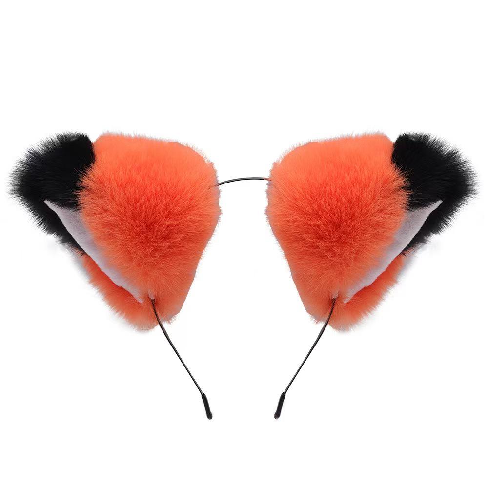 Halloween Katzenohr Plüsch-Stirnband - Süßes & Lustiges Haaraccessoire