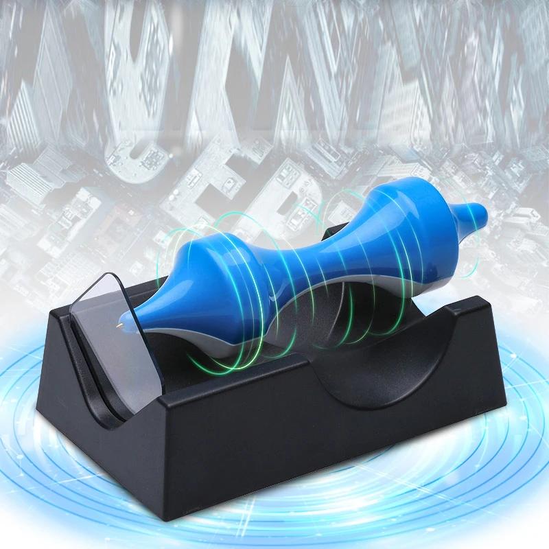 Gravity-Defying Magnetic Levitation Spinner Desktop Toy - Anti-Gravity Perpetual Motion Science Desk Gadget for Home Office Deco