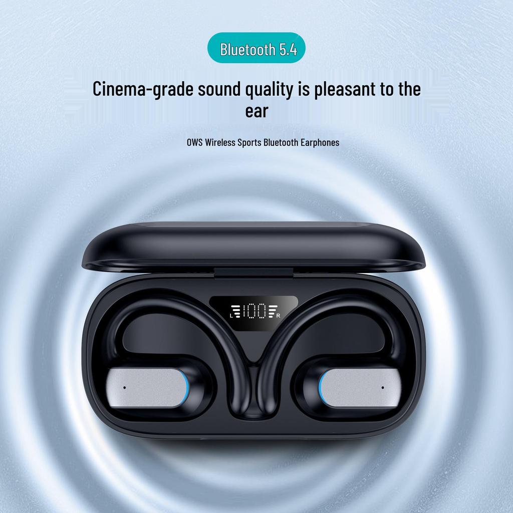 S64 Sports Bluetooth Earphones - Ultra-Long Battery, Fast Charging, Noise-Cancelling, High-Quality Sound, Auto Connect