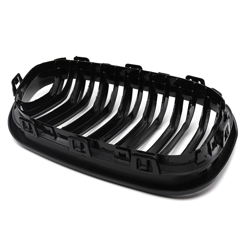 Front Bumper Racing Radiator Mesh Grill For BMW 1 Series F20 F21 Facelift 2015-2019 Year Gloss Matte Black M Color Carbon Print OUVKF1