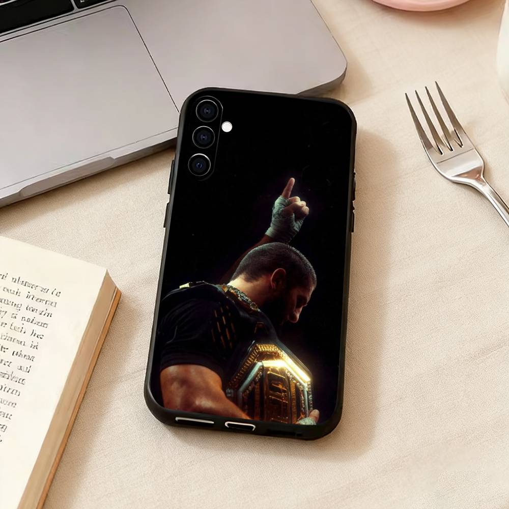 P4P Islam Makhachev-m Handyhülle Für Samsung Galaxy A73,A72,A71,A70,A53,A52,A51,Andere Weiche Schwarze Hülle