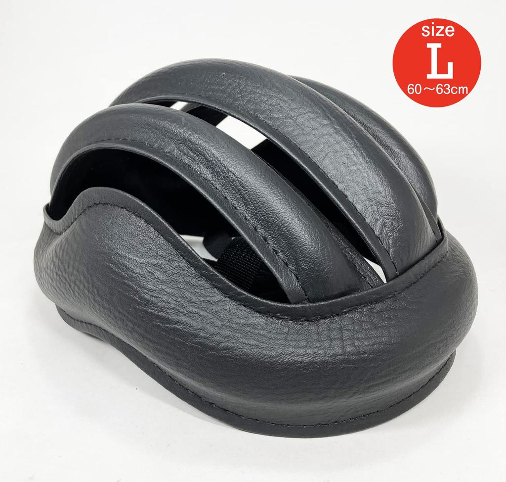 lovell Brimless Cask detachable quick buckle L Black Headgear Head protection (label) One-touch (60-63cm)