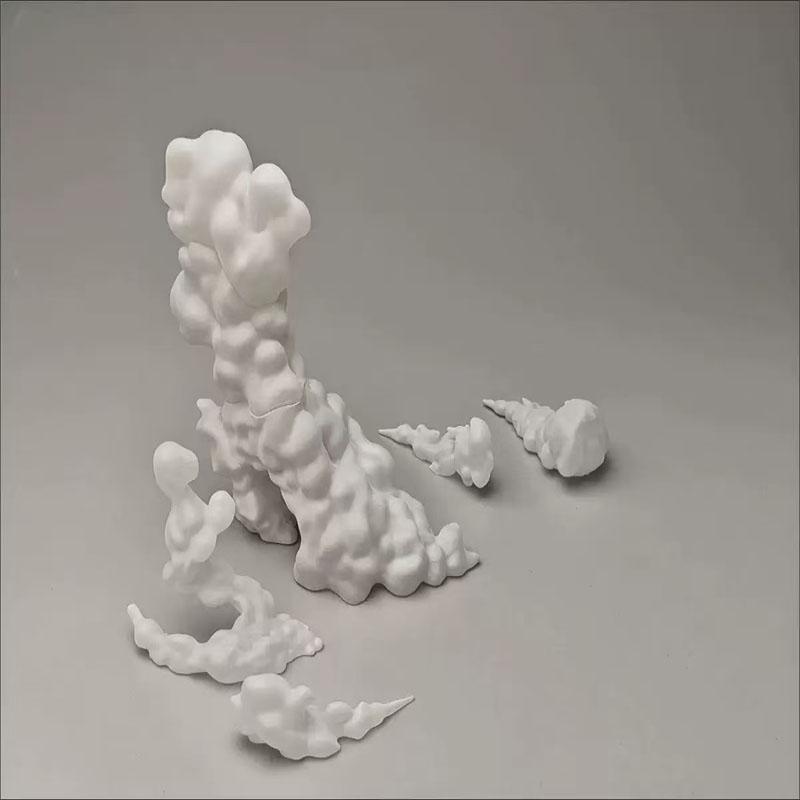 

Anime Figure White Scene Special Effects White Ver. Accessories Designed For Works With Featuring Movable Dolls Toy Present белый