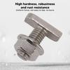 15 Set Hammer Head Screws M8 Stainless Steel Screws for Photovoltaic and Solar Installation Stainless Steel Hammer Head Screws