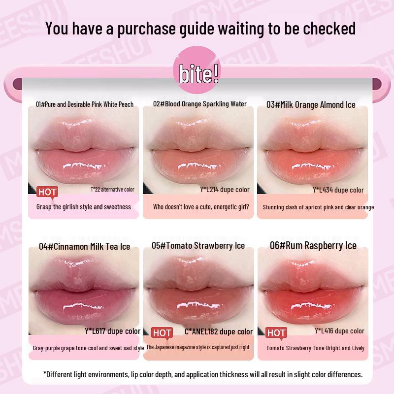 Honey Beam Transparenter Feuchtigkeitsspendender Lipgloss – Klarer Glasglanz für strahlende Lippen