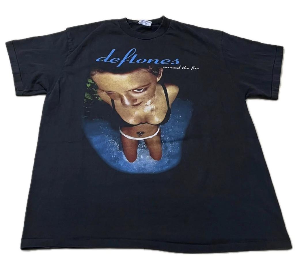 Vintage 90s Deftones Around the Fur XL Iconic Band Single Stitch T-Shirt Mens Womens Tees Top REPRINT