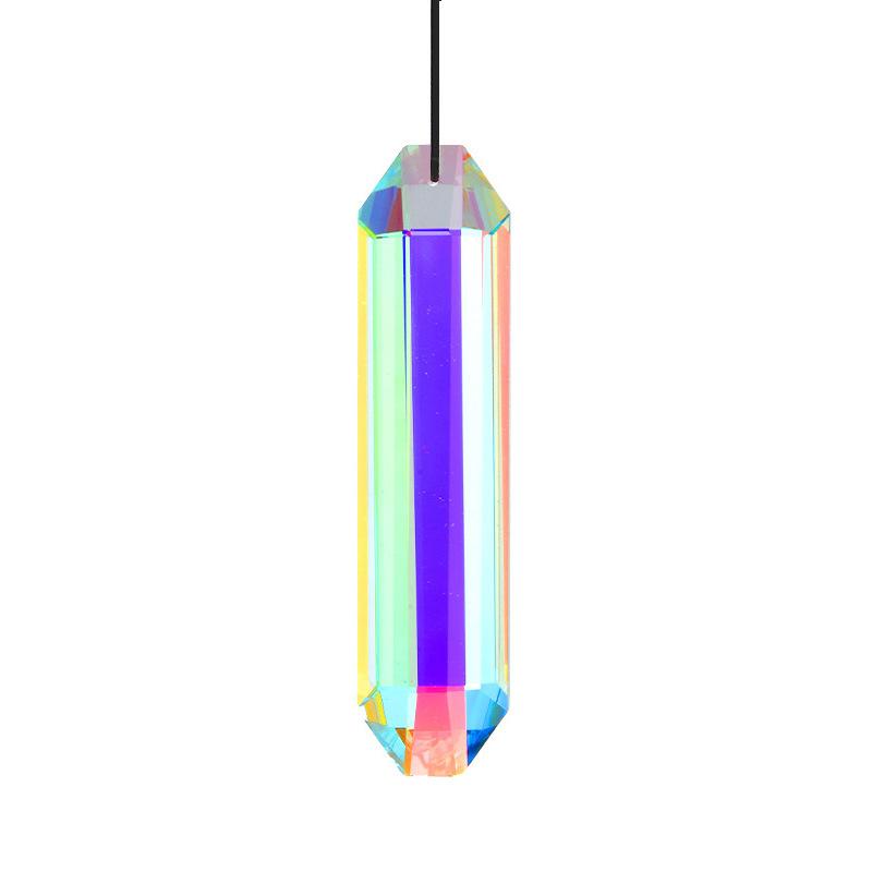 Prism Pendant 76mm/120mm Suncatcher Crystal Pendant Glass Pendant Rainbow Window Hanging For Window Display Home Decor Indoor