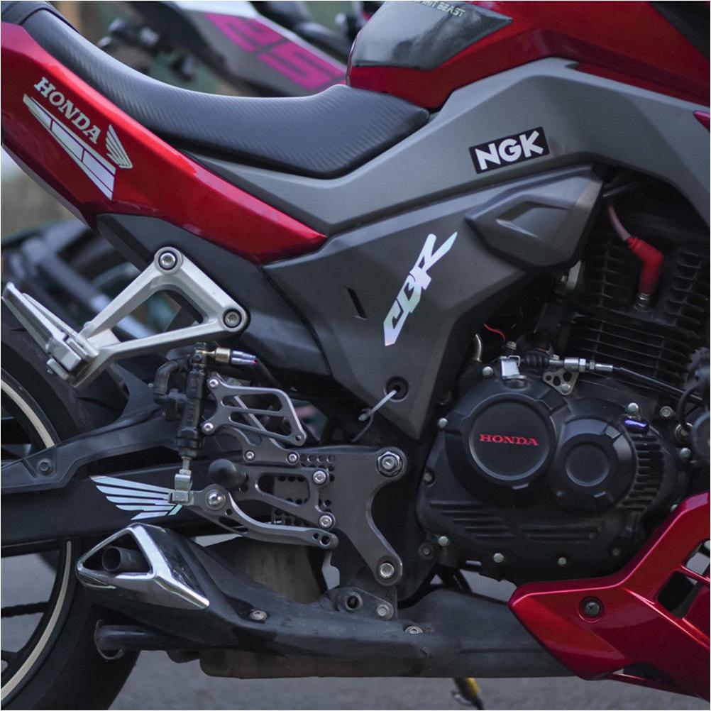 Honda CBR190R Raised Foot Peg Assembly for Storm Eye CB190 - Aluminum Alloy Bracket