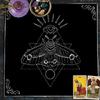Eye Insect Pattern Tarots Card Tablecloth Altars Cloth Altars Cloth Divinations Card Table Cloth Tapestry Easy to Use