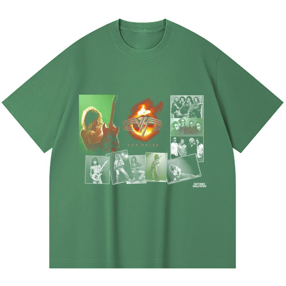 Tricou Heavy Metal 230 Gsm 100% Bumbac Imprimeu Trupă Rock Muzică Populară Tricou Unisex din Bumbac Gros