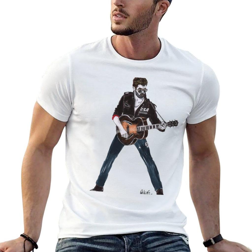 T-shirt George Michael Vêtement de travail T-shirt Simple