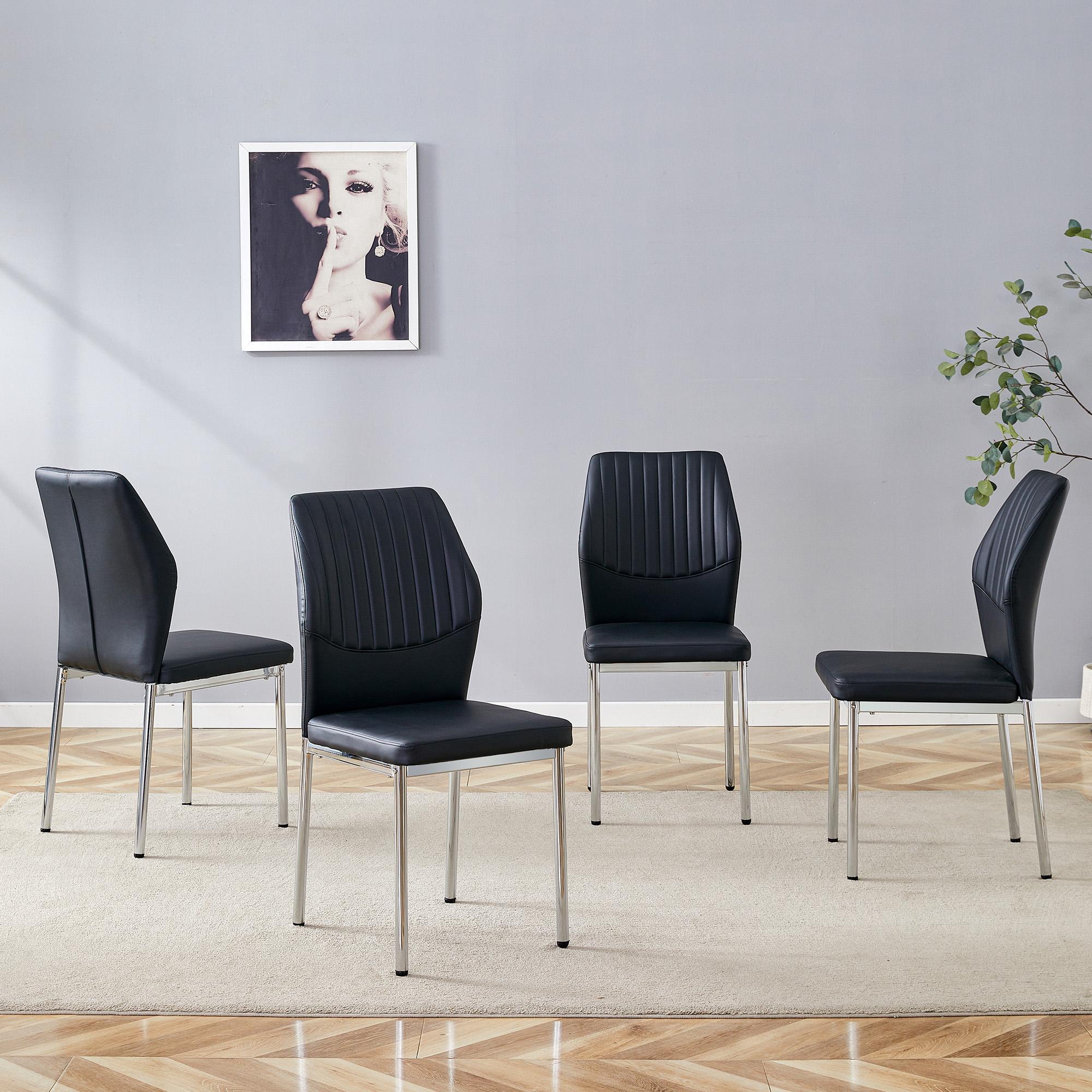 [Set of 4] Stylish dining chairs