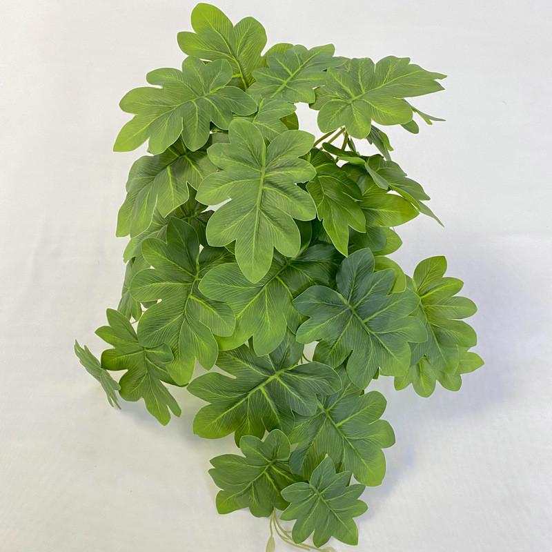 

Artificial Bamboo Foliage Wall Art 3d Printed Lifelike Texture Photography Props Home Interior 77 Green