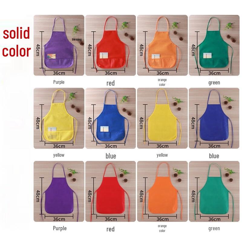 Qianxing Kids Non-woven Waterproof Art Apron