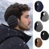 Thick Plush Lined Winter Earmuffs Soft Windproof Ear Covers Portable Plush Earmuffs  Outdoor Use